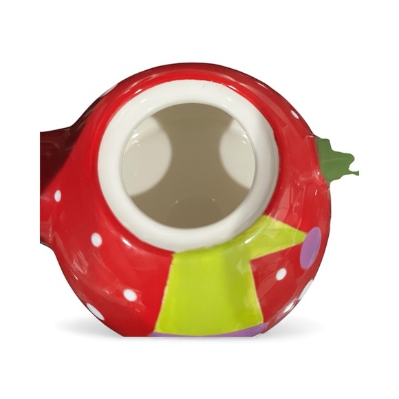 Pier 1 Imports SNOWBALL Snowman Ceramic Tea Pot Tea For One Winter Christmas - Picture 2 of 8